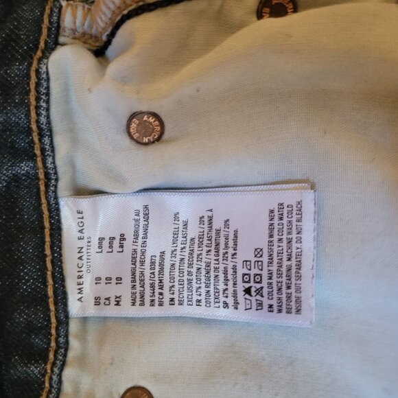 AE Super High Rise Ankle Straight Jeans - Picture 6 of 6